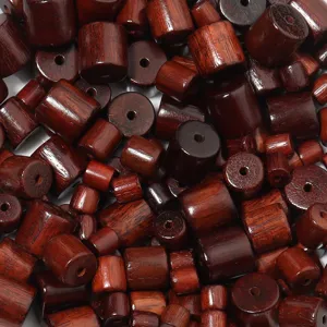 Natürliche Holz Tonnenperlen lose Perlen Teile für DIY Handgemachte Schmuck Armbänder Halsketten.