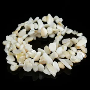 Perline di pietra conchiglia irregolare sfuse DIY accessori per gioielli fatti a mano 8x12