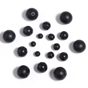Houten losse kralen rond geperforeerd DIY armband afstandsbediening sieraden