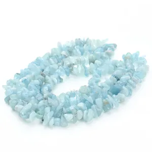 Natural stone chip beads, irregular crystal quartz chips for DIY handmade jewelry making.