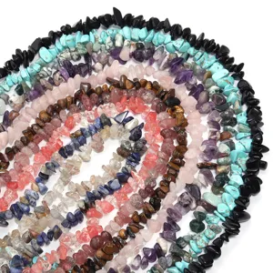 8x12mm perle di pietre preziose irregolari colorate cristalli per accessori di gioielli DIY