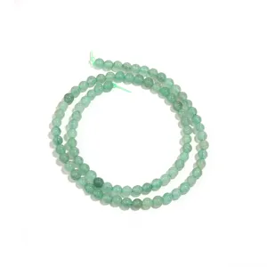 Natürliche grüne Aventurin runde lose Perlen für DIY handgemachte Schmuck Armbänder Ketten.