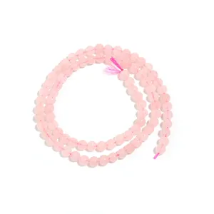 Natürliche Rosenquarz Perlen, rosa Kristall Kugel für DIY handgemachte Schmuckherstellung.
