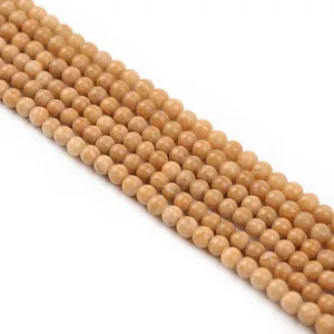 Natürliche Edelstein Perlen 4mm runde Kristallperlen DIY Schmuckherstellung Zubehör Strang