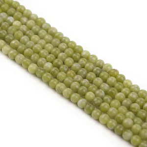 4mm Natürliche Jade Kristall Edelstein Lose Perlen Runde Halbperlen für DIY Schmuck Design