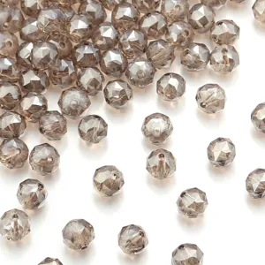 Perline di cristallo sfaccettate per la creazione di gioielli braccialetto collana fai da te.