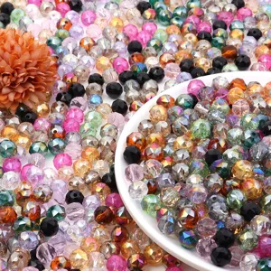 Perline di cristallo sfuse all'ingrosso per braccialetti di gioielli fatti a mano vista principale