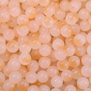Glas zweifarbige matte runde Perlen lose DIY Schmuckherstellung Zubehör Perlen