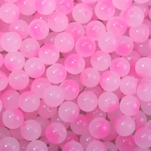 Rosa Farbverlauf matte Glasperlen rund lose Perlen für DIY Schmuckherstellung Armbänder