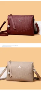 Sac à bandoulière pour femme, sac élégant en cuir grande capacité pour usage quotidien.