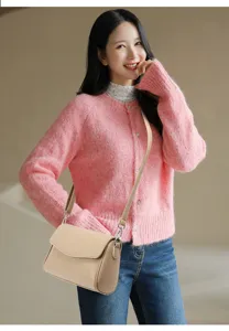 Borsa a tracolla minimalista da donna, elegante borsa urbana versatile per ogni occasione.