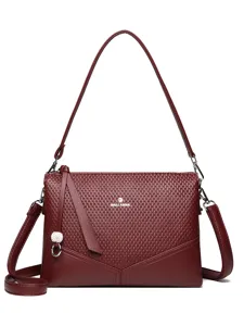 Sac a main femme rouge elegante sacepaule classique et polyvalent pour usagequotidien chic