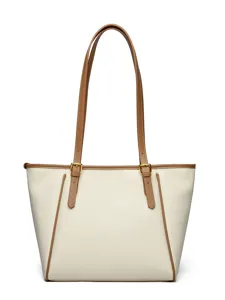 Elegant large capacity commuter tote bag for women, stylish single shoulder design.