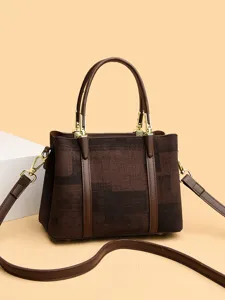 Korean style commuter large capacity tote bag women versatile casual shoulder crossbody