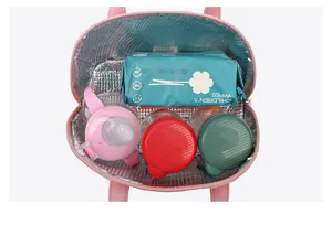 Portable insulated lunch bag mommy bag for breast milk storage, thermal bento tote carrier.