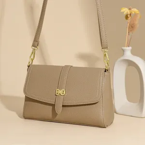 Women Fashion Crossbody Bag Urban Minimalist Leather Shoulder Bag Top Handle Satchel Casual Handbag For Ladies