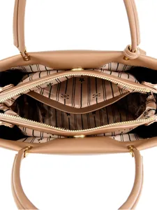 Women multi-compartment handbag elegant tote shoulder crossbody bag stylish casual daily purse