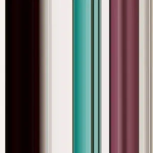 Decorative colored glass vase detail striped modern minimalist floral container for desktop decor
