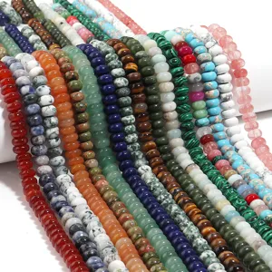 Perline di cristallo di pietre preziose naturali braccialetto fai da te accessori
