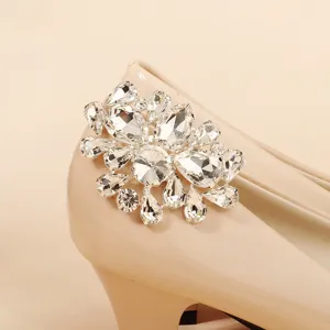 Crystal rhinestone shoe clip bridal high heels decorative diamond shoe buckle accessory