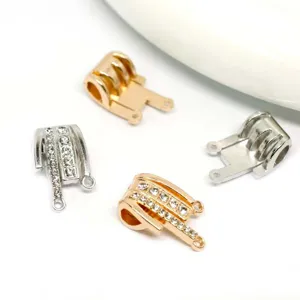 Ciondolo gioiello strass in lega accessori DIY per orecchini collana braccialetto