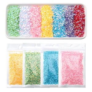 Paillettes glitter nail art colorate 4mm taglio diamante PVC paillettes sfuse per decorare manicure