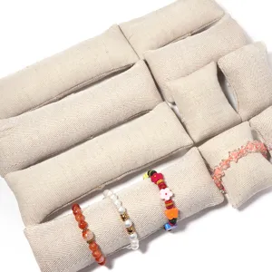 Leinen Schmuck Kissen fur Uhren Armbander Laden Display Prasentation Fotografie Requisite