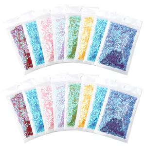 Paillettes rotonde PVC 3,0 mm per accessori di abbigliamento e nail art decorazione principale