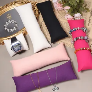 Samt Uhren Armband Display Kissen Schmuck Halter Theke Vitrine Fotografie Requisiten