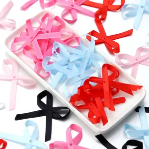 Fiocchi in nastro di satin colorati per accessori capelli fai da te e decorazioni regalo.