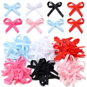 Fiocchi in nastro colorati accessori fai da te per confezioni regalo e decorazione di vestiti.
