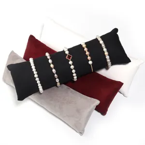 Samt Uhren Armband Anzeige Kissen Schmuck Theke Requisiten Halter Organizer Set Dekoration