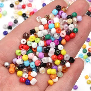 Colorful glass seed beads mixed DIY jewelry making bracelets slime charms craft supplies