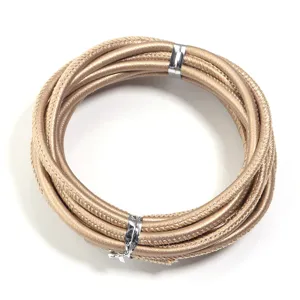 3mm leather cord braided rope for handmade bracelet necklace DIY jewelry making accessories