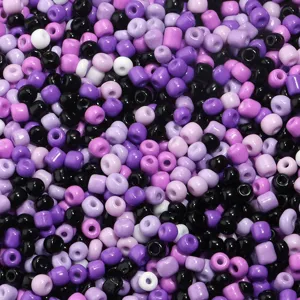 Mix color glass seed beads for DIY jewelry making bracelet accessories craft supplies.