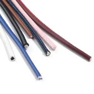 3mm leather cord colorful handmade DIY bracelet necklace jewelry accessories crafting supplies