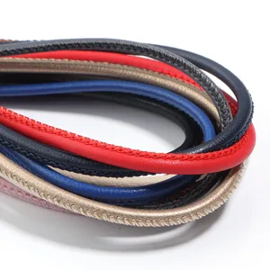 3mm colorful lambskin leather cord handmade DIY bracelet necklace jewelry making accessories.