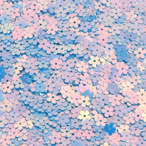 Colorful PVC flower sequins for DIY nail art, resin crafts, hairpins, and children toys crafts.