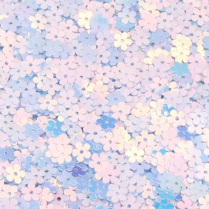 Iridescent flower sequins for nail art resin craft DIY handmade accessories sparkle pieces