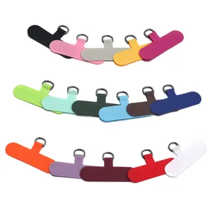 Universal Phone Case Lanyard Tether Tab Oxford Fabric Phone Patch With Metal D Ring Connector Gasket For Phone Cases Cord