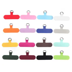 Universal Phone Lanyard Gasket Fabric Phone Tether Tab Patch Mobile Phone Hanging Rope Accessories