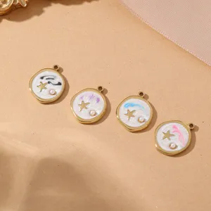 Stainless steel ocean starfish DIY charms pendants for necklace bracelet jewelry making
