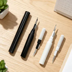 Kit penna per pulizia auricolari multifunzione senza fili e custodia di ricarica in dettaglio.