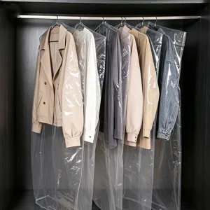 Clear Plastic Garment Bags Dust Cover Suit Coat Storage Protector Hanging Wardrobe