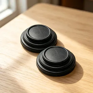 Universelle Autotür Anti-Kollisions-Stoßdämpfer Gummipads, 2 Stück schwarzes Puffer-Set.