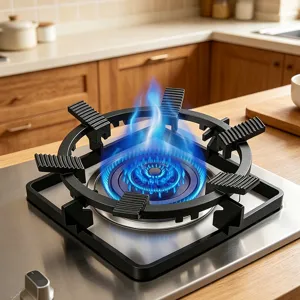 Universal Cast Iron Gas Stove Non-slip Rack Holder Burner Stand For Kitchen Gas Range Cooktop Hob Support Rack Pot Holder Accessories
