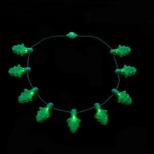 Weihnachtsbaum LED Licht Halskette 9 Birnen leuchtende Party dekorative Hänge Lichterkette