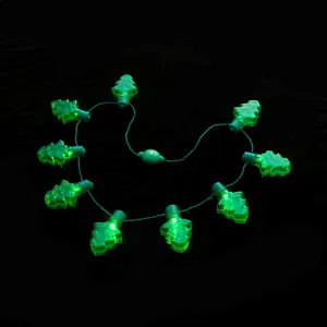Detail Weihnachtsbaum Leuchtkette, 9 LED Party Blinklicht, grüne dekorative Hängebeleuchtung.