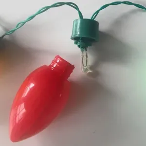 Christmas decorative string lights replacement LED colorful bulbs party hanging pendant.