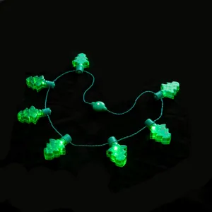 Weihnachtsbaum LED Lichterkette Party dekorative blinkende Licht Halskette Anhänger